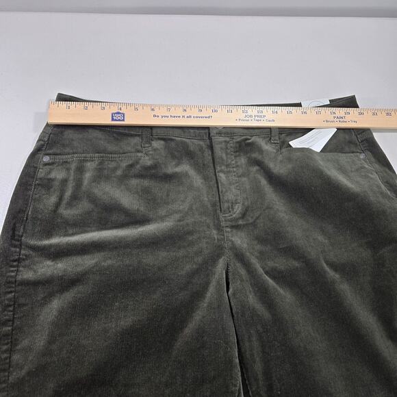 Talbots Simply Flattering Corduroy Jeans 18W Slimming High Waist Straight Leg - Picture 10 of 13